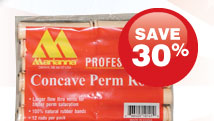 Marianna Concave Rods, 12 Pack